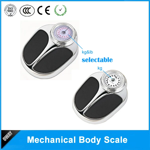 kg lb exchange unit scale up-shell plating household mechanical bathroom scales