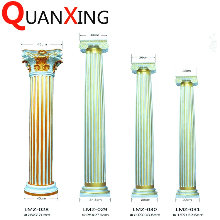 
Alibaba new design decorative pvc columns 