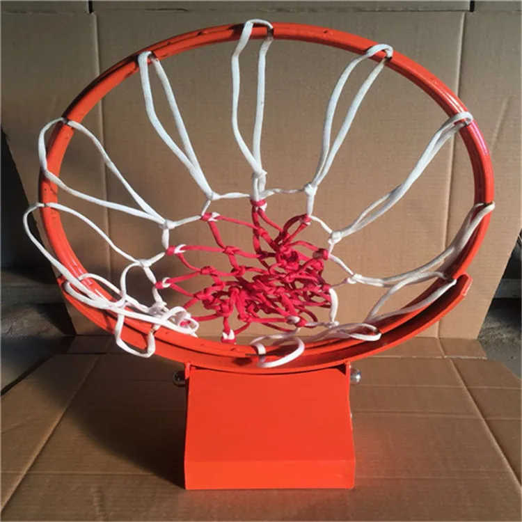 Standard 18 inch basketball rim for outdoor use
