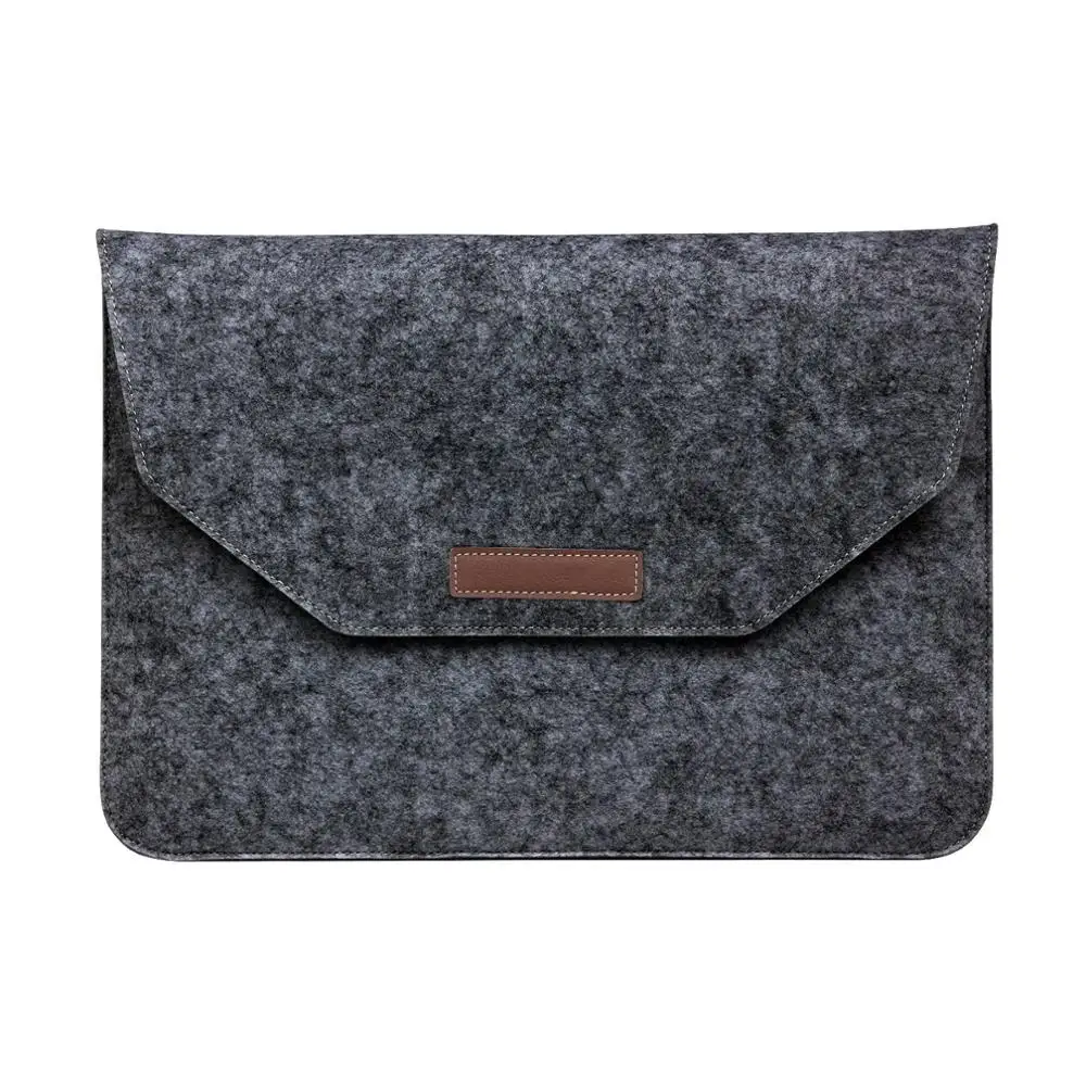 High quality Felt material multifunctional laptop sleeve light weight wool bag For Macbook Felt bag