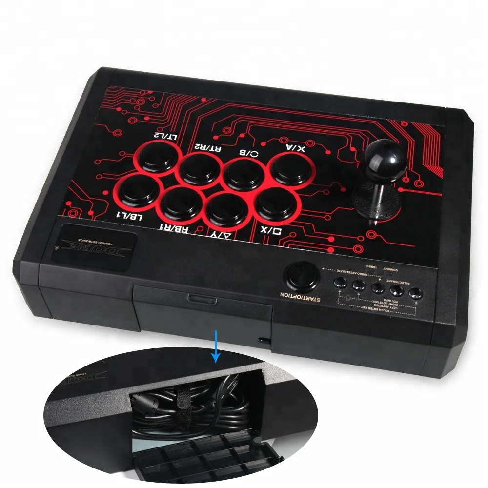 USB Rocker Arcade Fighting Stick Controller Street Fighter for ps4 ,ps3 ,xbox ,android and PC.