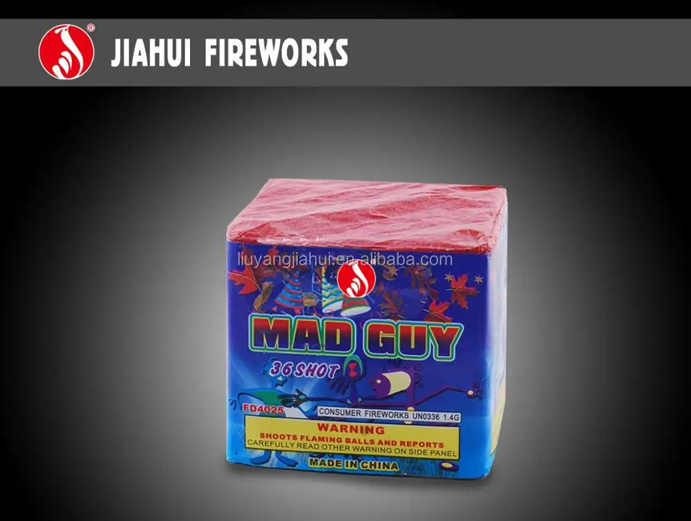 Factory Wholesale 1.4G UN0335 1.2 Inch 25shots Cake Fireworks