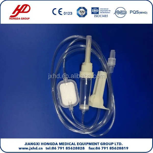 
CE and ISO approved medical disposable precision infusion set with needle for single use 