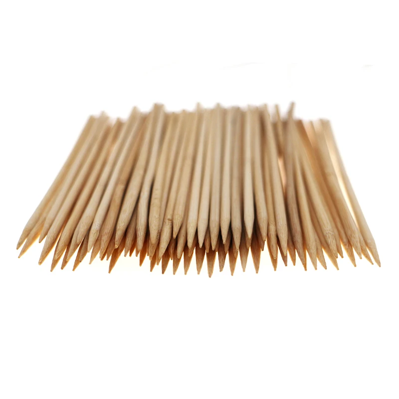 No Point Stand BBQ Fruit Grill Food Skewer Fish Flower Non-stick TOOLS Meat Bamboo