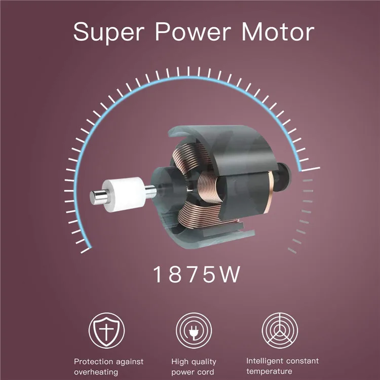 A088 220-240V Quick Dry Lightweight Hair Dryer Negative Ions Blow Dryer