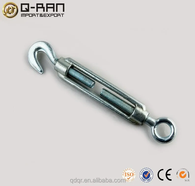 Rigging screw Turnbuckle 20mm Din 1480 Turnbuckle With Hook and Eye
