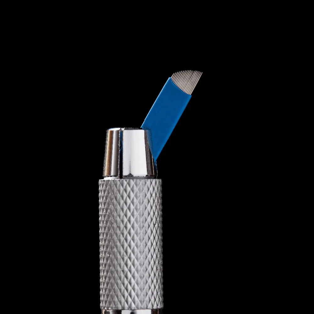 Factory Private Label Microblading 0.20 Diameter And 18 pin Needles For Permanent Makeup Eyebrow Tattoo Needle