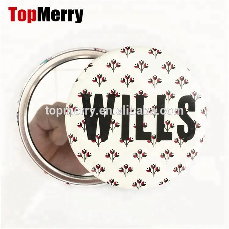 Factory offer custom hand pocket mirror on sale