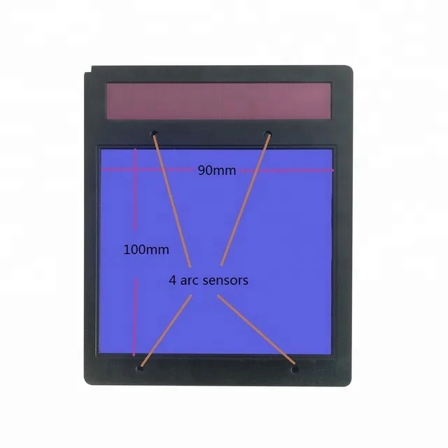 HMT Optical Class 1/1/1/1 EN379 Large view area 100x90mm Welding Filter Auto Darkening