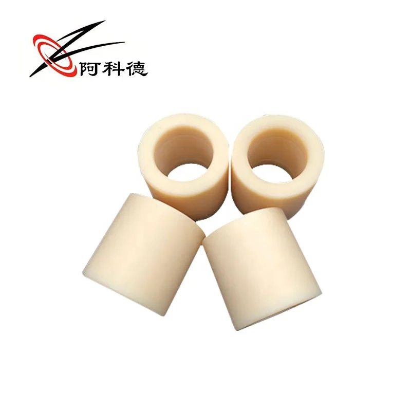 plastic sliding cylindrical bushs  pipe screw bush plastic sleeve bushing pa66 plastic tube bushing shaft sleeve