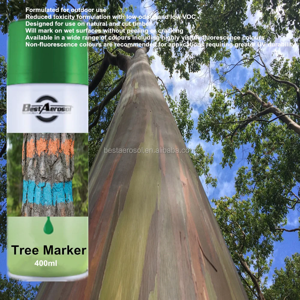
Tree Marker Spray Paint Wood Marker, Fluorescence Marking spray paint Timber Log Paint 