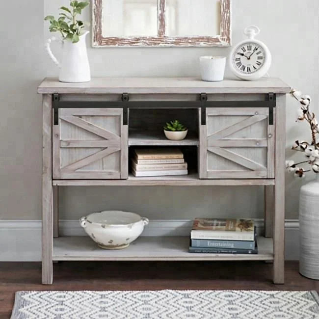 5FT Mini Bent Sliding Cabinet Barn Door Hardware