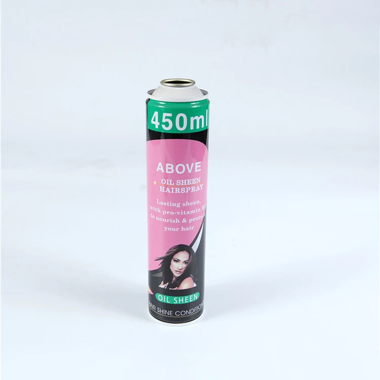 Aerosol Can Dimensions 65mm in Metal Effect/Transparent with Butane Gas Refill Aerosol Valve