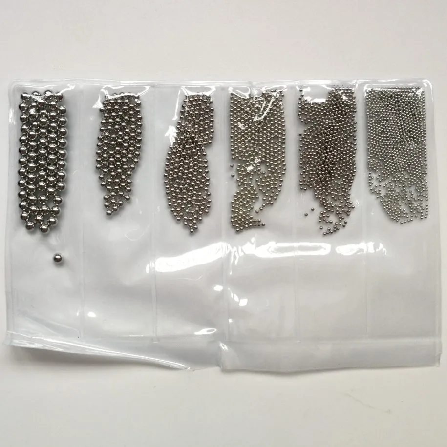 
3D nail art caviar 6size bag pack mixed nail art caviar decoration 3D nail metal caviar beads 