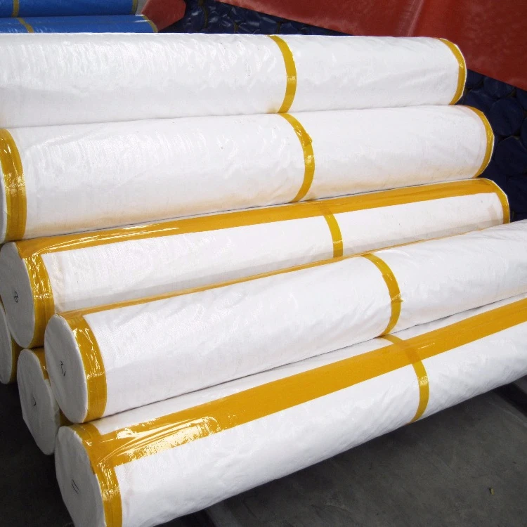 hdpe tarpaulin rolls virgin PE material white color PE tarpaulin  quality tarp cloth tarp durable anti corrosion hot sale type