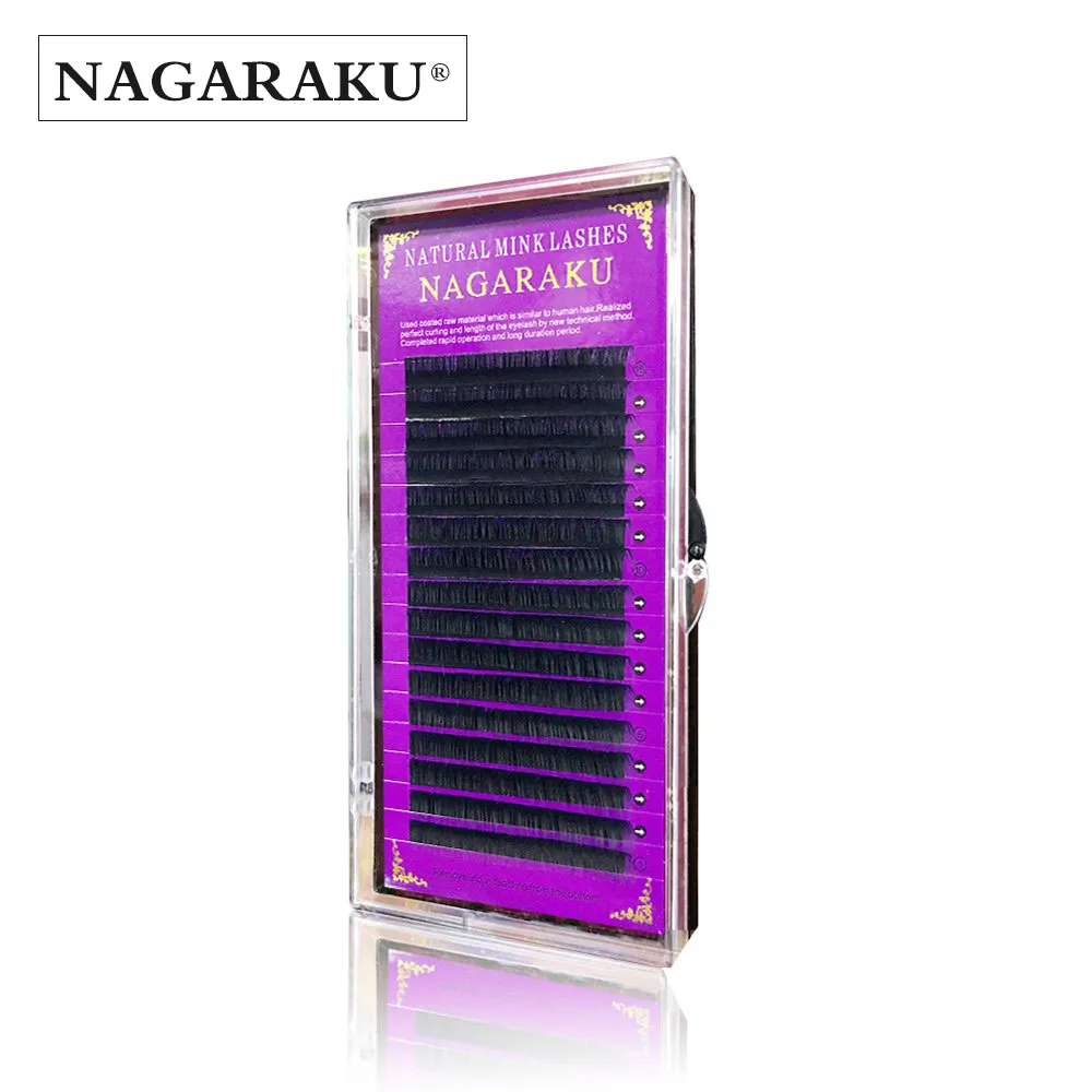 NAGARAKU eyelash extension wholesale eyelash private label OEM individual mink lashes premium faux eyelashes korea lash