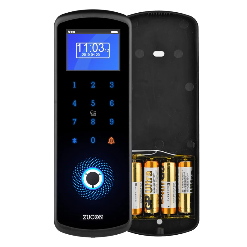 
Smart time attendance door fingerprint 2.8G access control system complete kit 