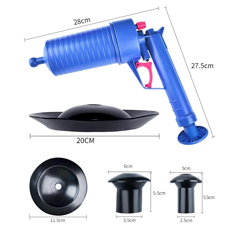 
Vacuum Powerful Air Powered Toilet Plunger 