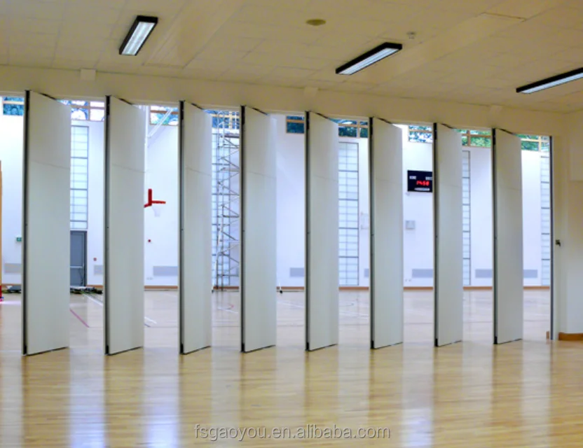 Soundproof movable wall meeting room acoustic folding sliding partition wall for Bulgaria hotel