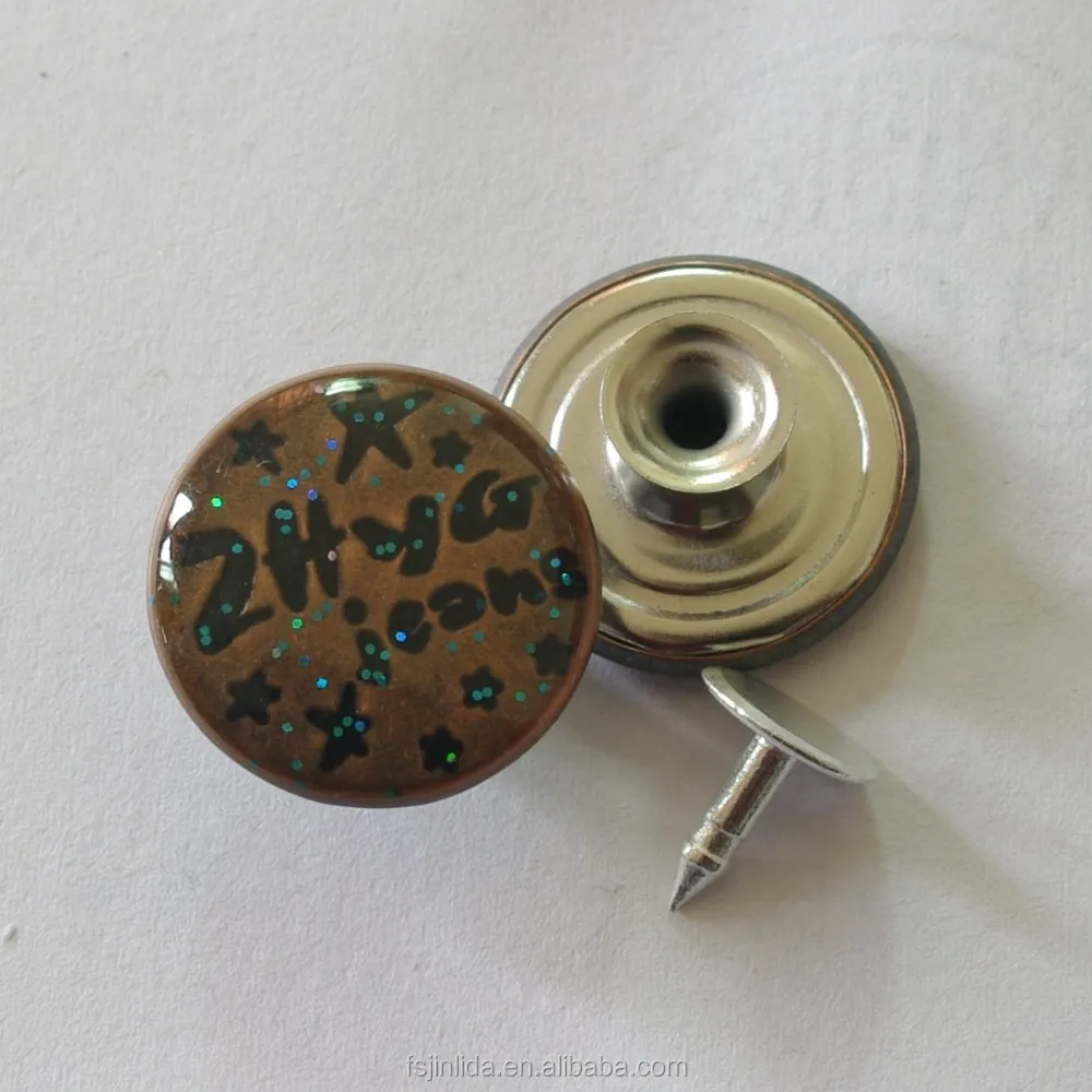 
20mm metal denim button 