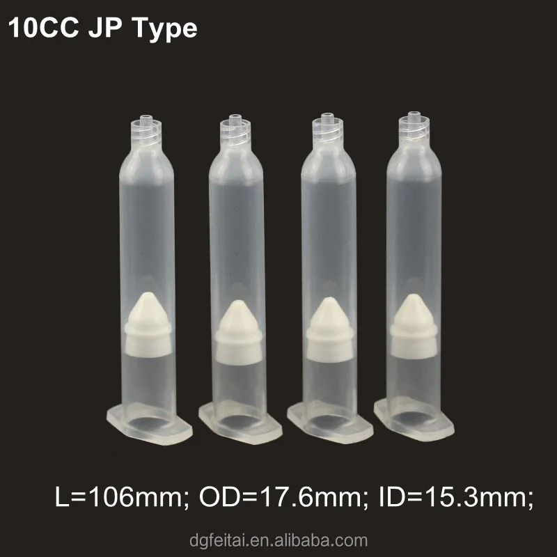  Прозрачный пластиковый цилиндр для дозирования жидкого клея JP Type 5CC 10CC 30CC