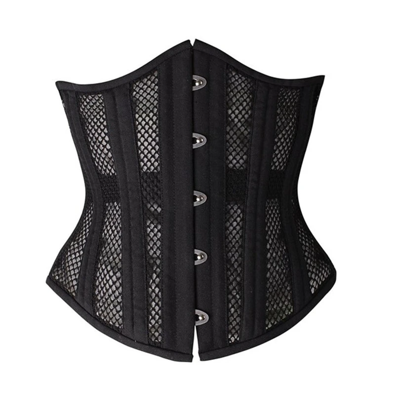 Black latex 9ateel bone custom made latex corset