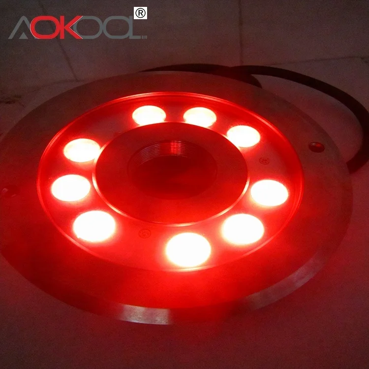 Надежный китайский поставщик RGB 3 в 1 из нержавеющей стали водонепроницаемый светодиодный подводный фонарь для фонтана