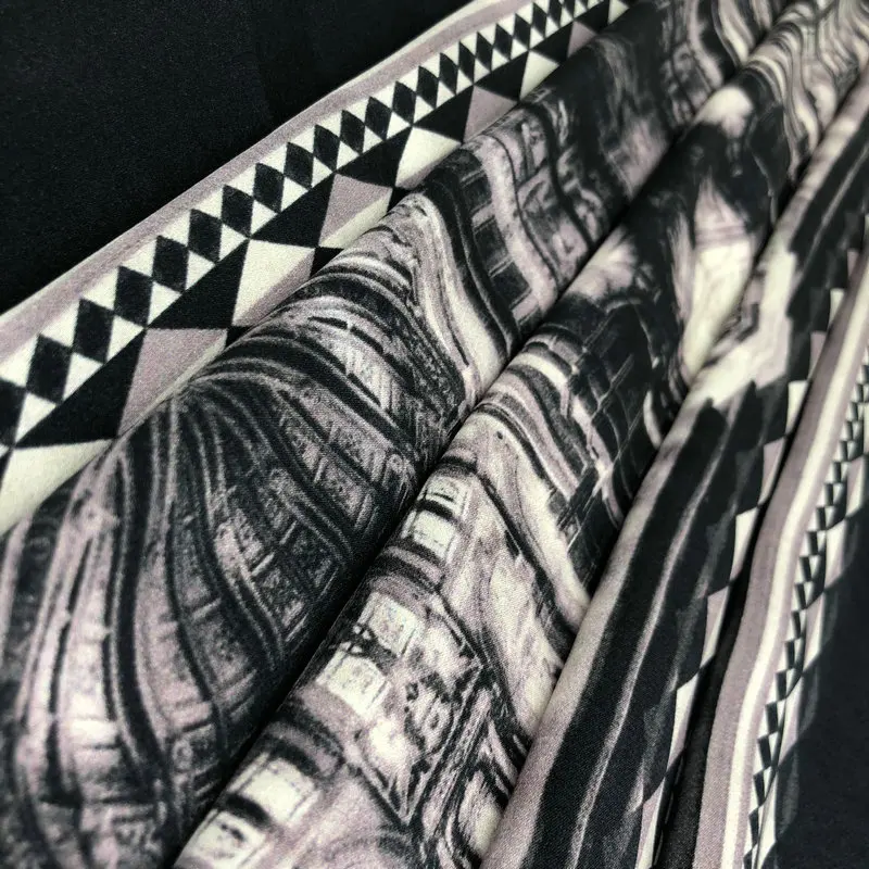 Silk Satin Floral Fabric Rolls 100% Silk Digtal Printed Silk Spandex Jacquard Ce,oeko-tex STANDARD 100 Accept Custom Designs