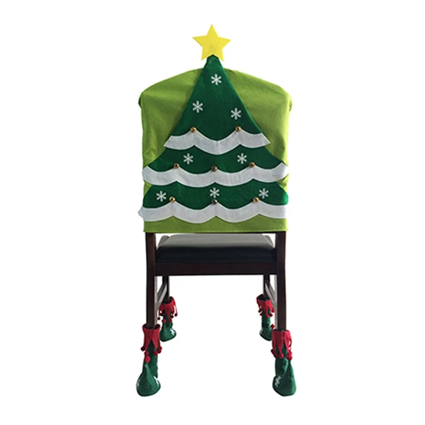 New santa chair back covers home decoration gift Christmas Chair Cover