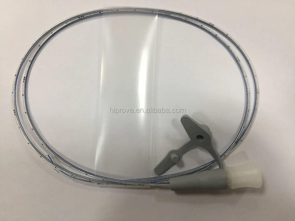 Disposable 5F, 6F,8F,10F,12F,14F PU Nasogastric Feeding Tube