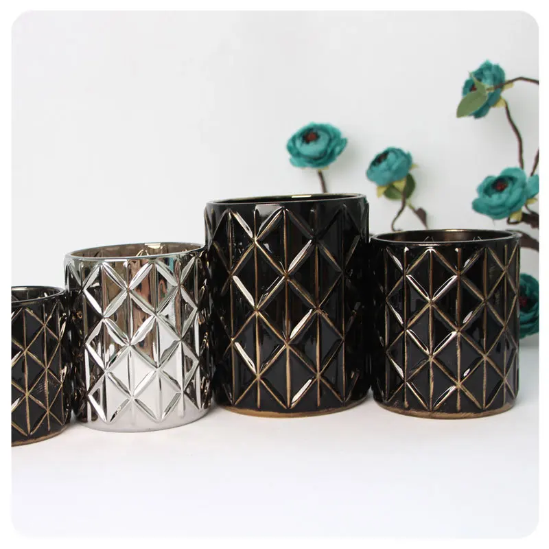 Hot sale wholesale glass candle holder ,candle jars ,can custom candle jars lid