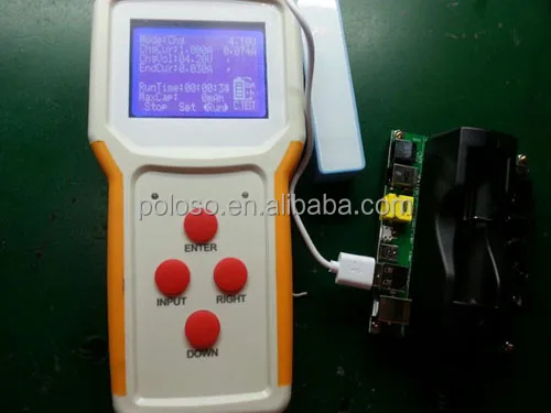 Digital Battery Tester ,Test 18650 Li-ion Battery & Power Bank ,Charge Discharge Test Capacity