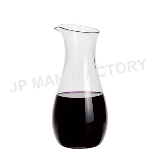 670ml hot sale print logo wine decanter without handle