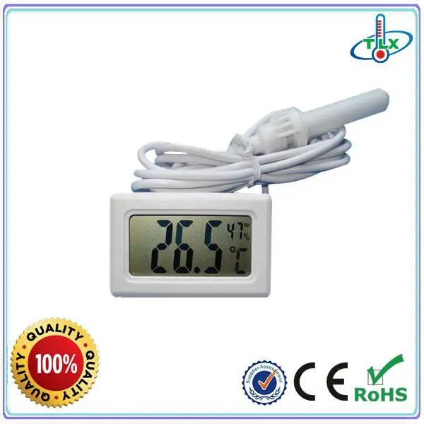 Mini digital temperature thermometer hygrometer for vivarium reptile