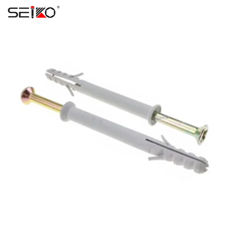 
10mm Plastic Wall Plug Screws for Masonry Insert Anchor 