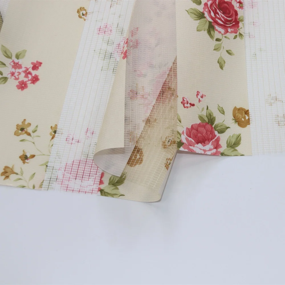 manufacturer supply price good wholesale flower printed zebra blinds window fabric