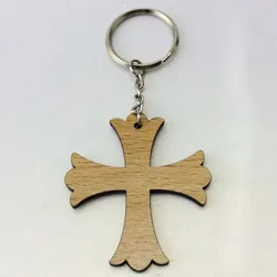 cheap custom laser engraved wood elephant keychain