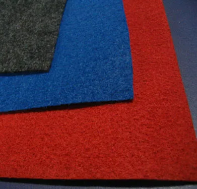 High Quality Needle Punched Non Woven Red Carpets With Film