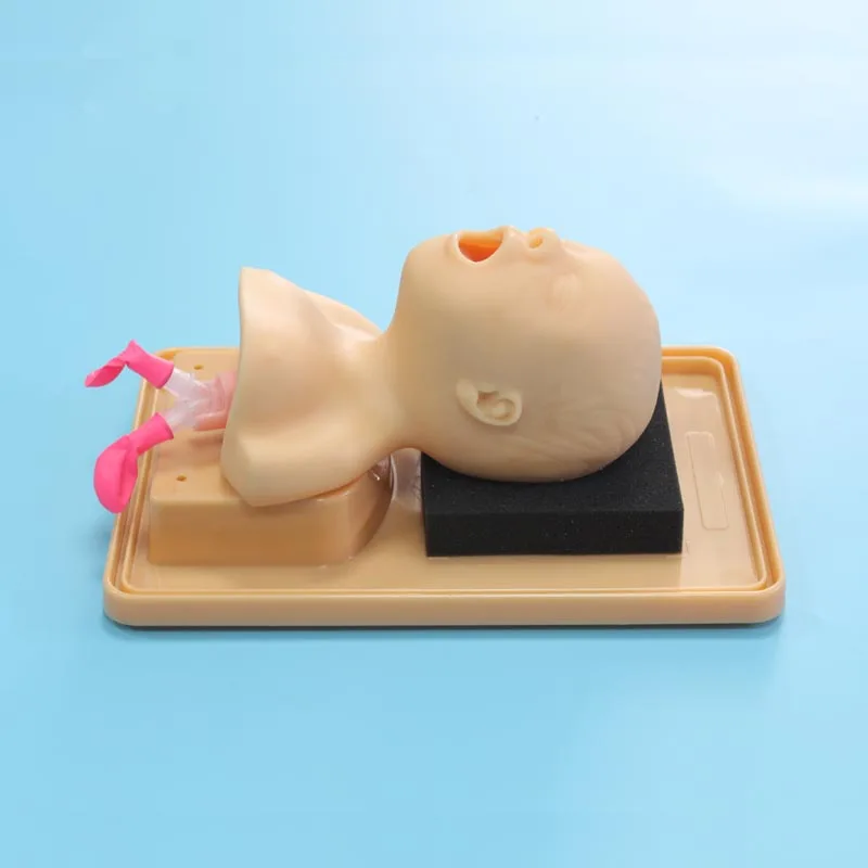 With Alarm Device Airway School Teaching Manikin Neonate Infant Trachea Mode ADA-j50 Classical Intubation Training Model