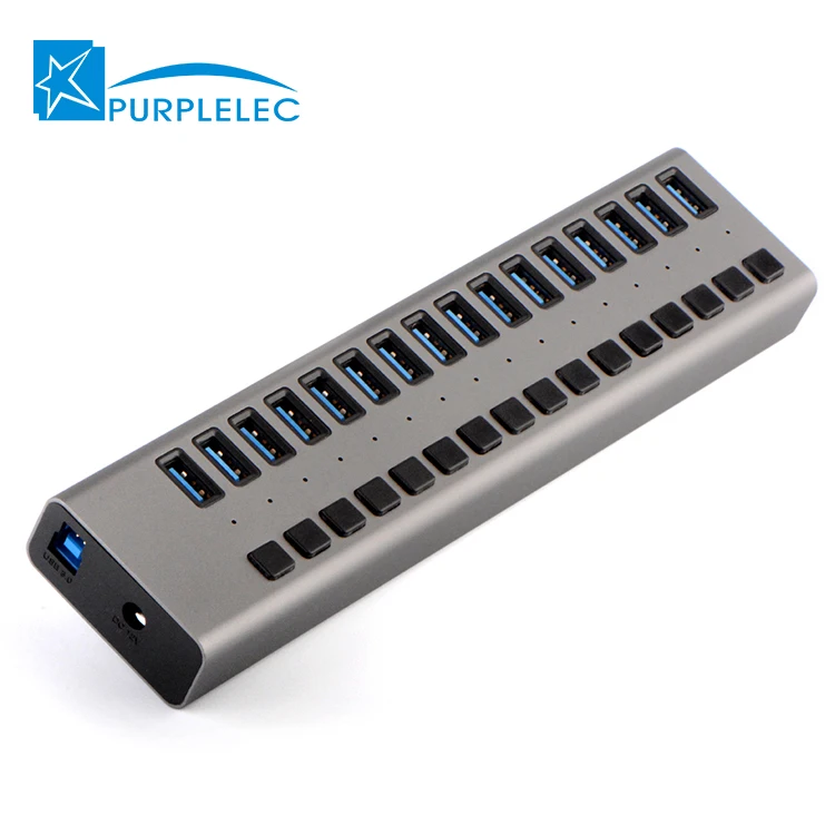 2021 Gold supplier 5gbps data transfer multiport usb charger 16 port 3.0 hub for computer