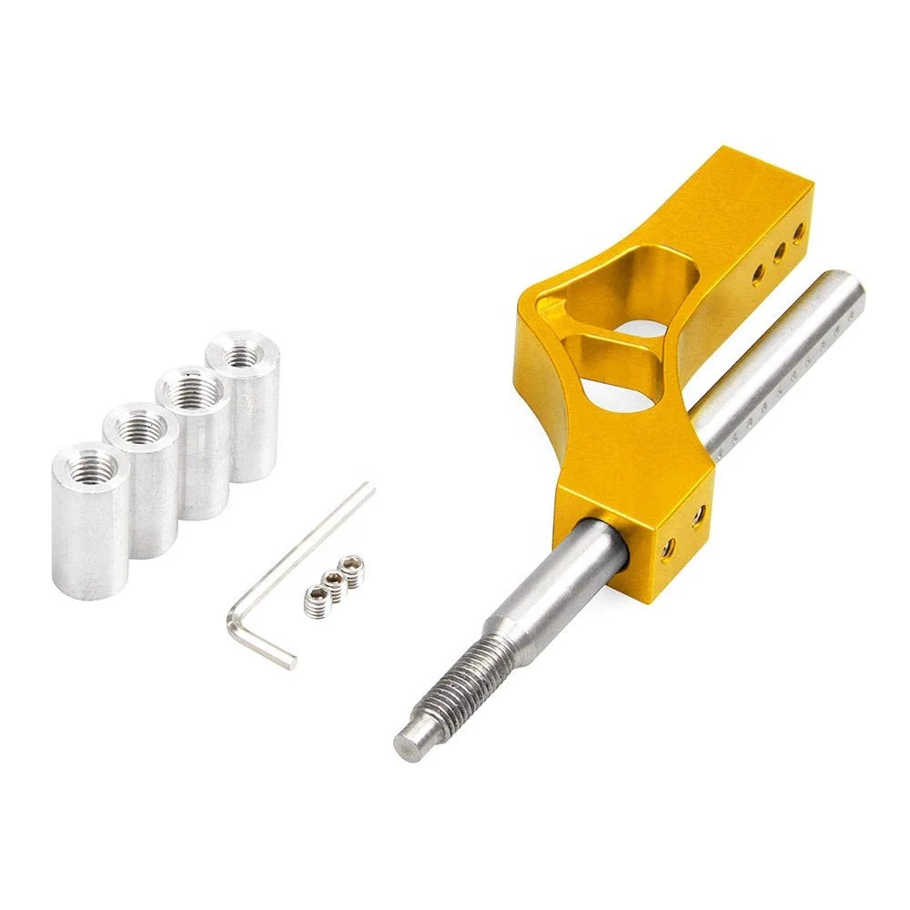 Adjustable Short Shift Extension Shifter Knob with Adapters For Honda Civic Integra CRX