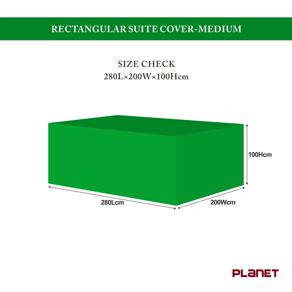 
Protective Patio Garden Furniture Covers Waterproof Square Green Color Outdoor Furniture Cover 