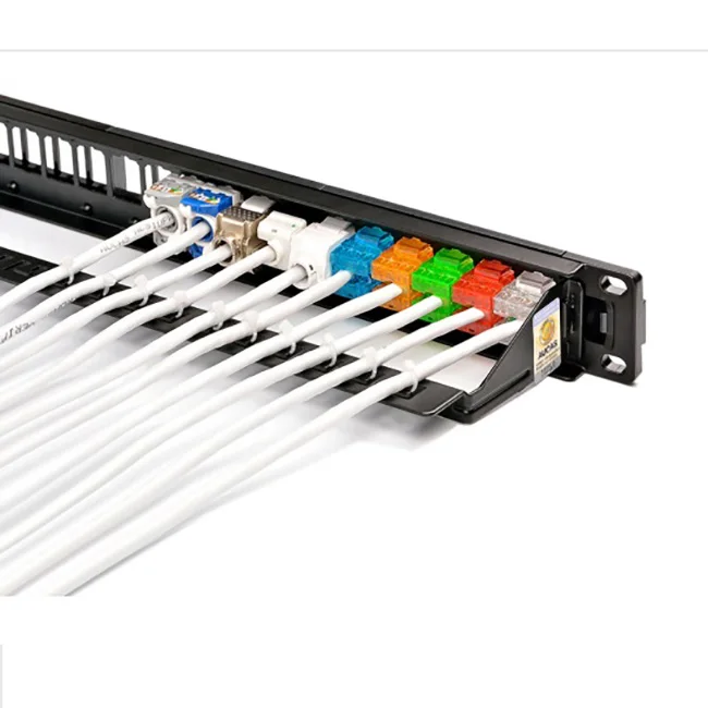high quality network 24 ports utp patch panel