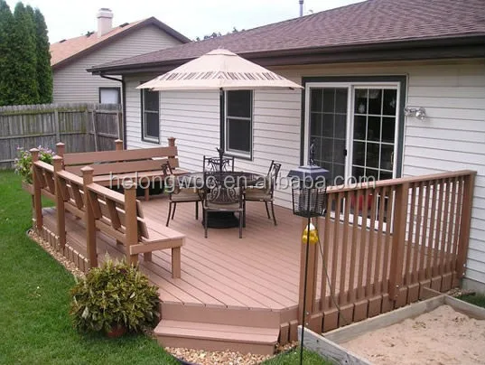 Co-extrusion WPC Products Crack-resistant WPC Floor/composite Decking