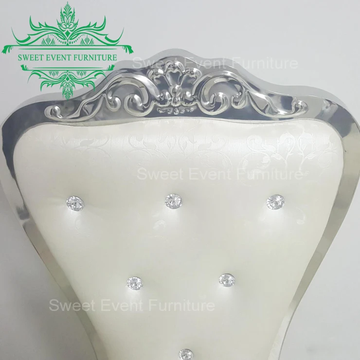 Modern stainless steel frame used hotel chairs for sale