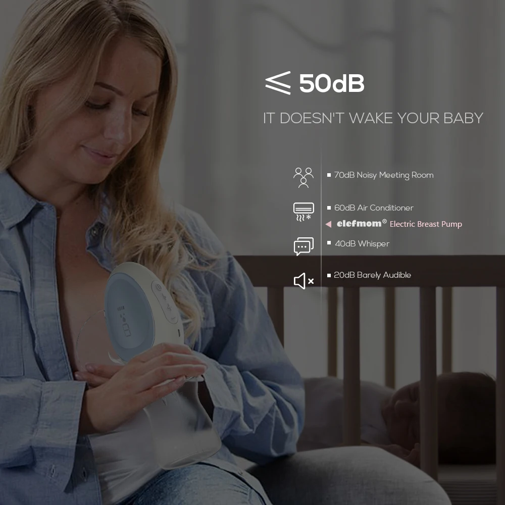 New Products Multi-function Smart Portable Hands Free Silicone breast milk pump, Electric Wearable Wireless Breast Pump