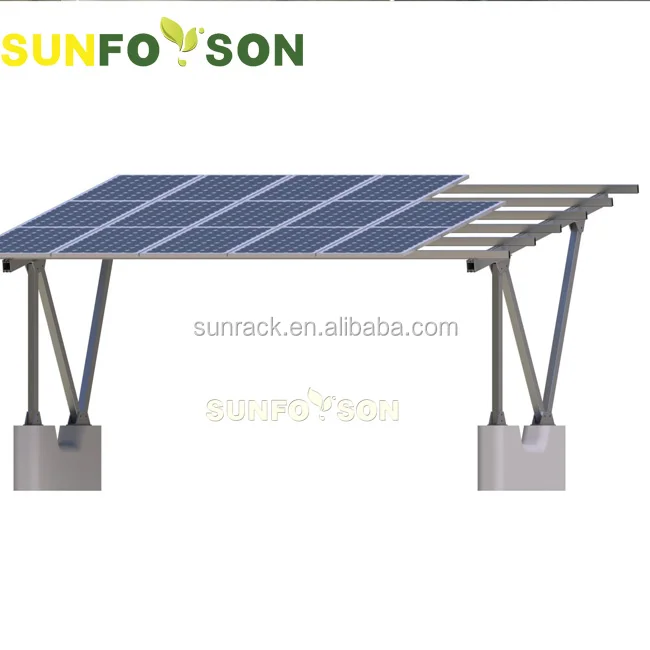 
Hot sale on alibaba good quality solar panel carport mounting structures 