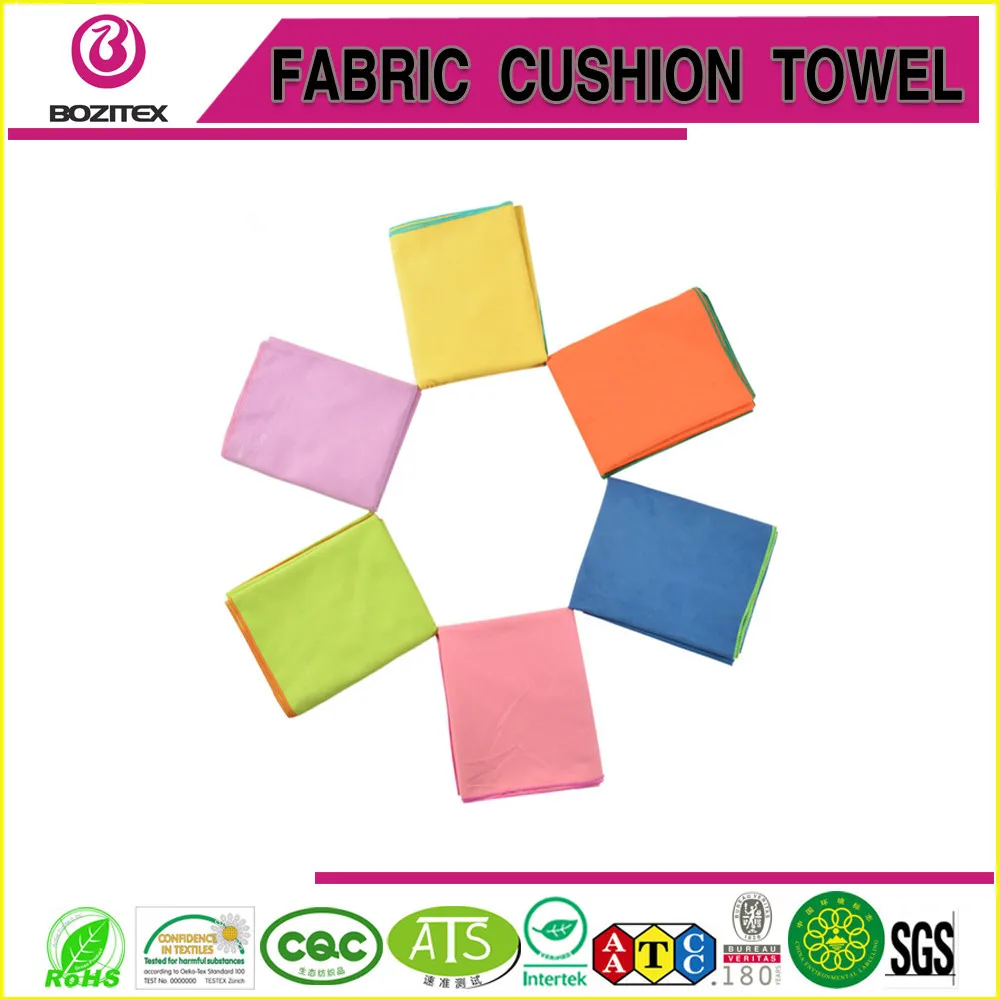 Custom quick dry suede microfiber travel sports towel