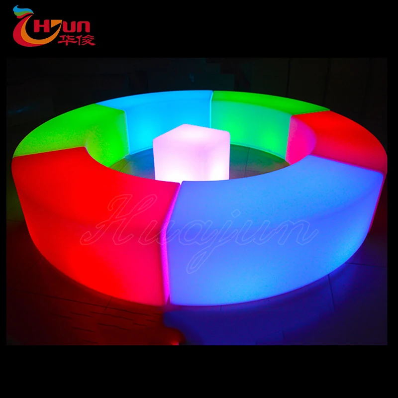 2021 China factory hot selling banquet bench furniture/ lit up led stool outdoor furniture for Sale