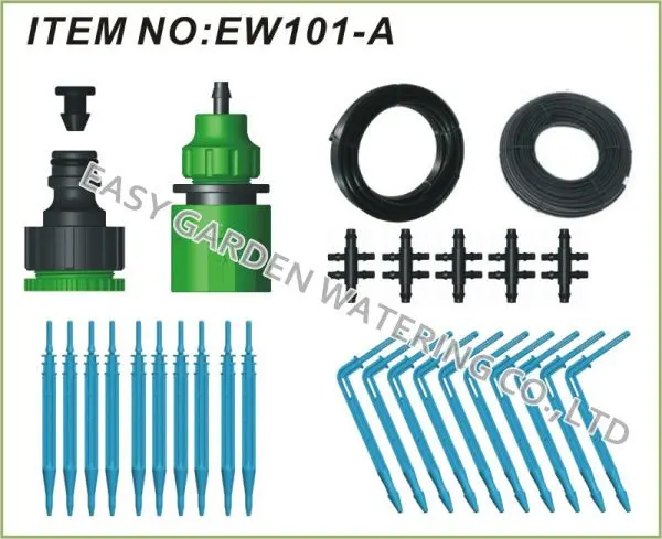 
EW101. Micro Drip irrigation kits for container, vegetable 